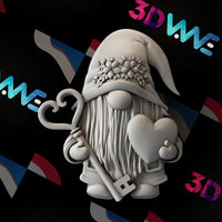 Thumbnail for Love gnome 3d stl - 3DWave.us