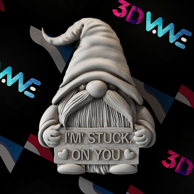 Love Gnome 3d stl - 3DWave.us