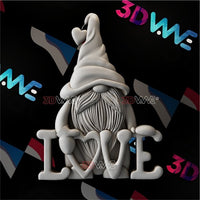 Thumbnail for LOVE GNOME 3d stl 3DWave.us