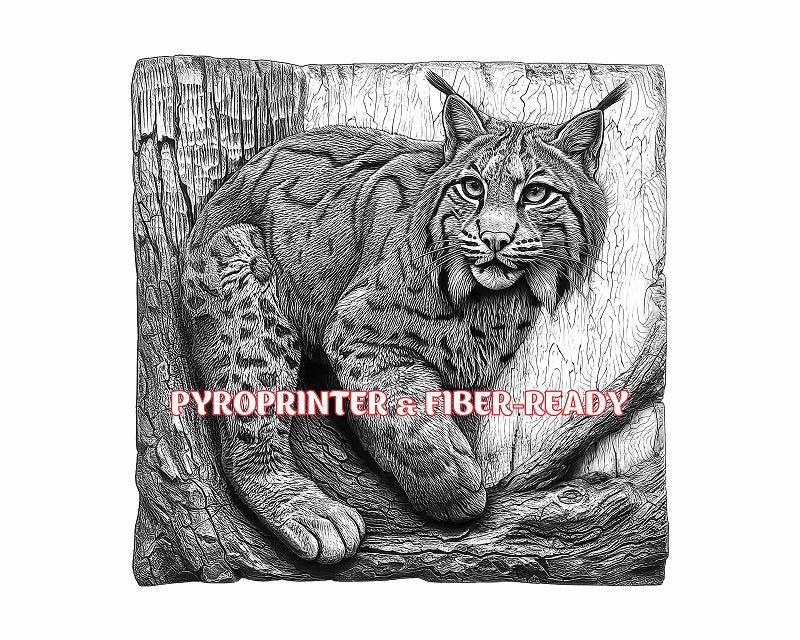 Lynx 3d illusion & laser-ready file - 3DWave.us