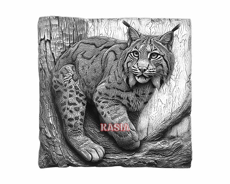 Lynx 3d illusion & laser-ready file - 3DWave.us