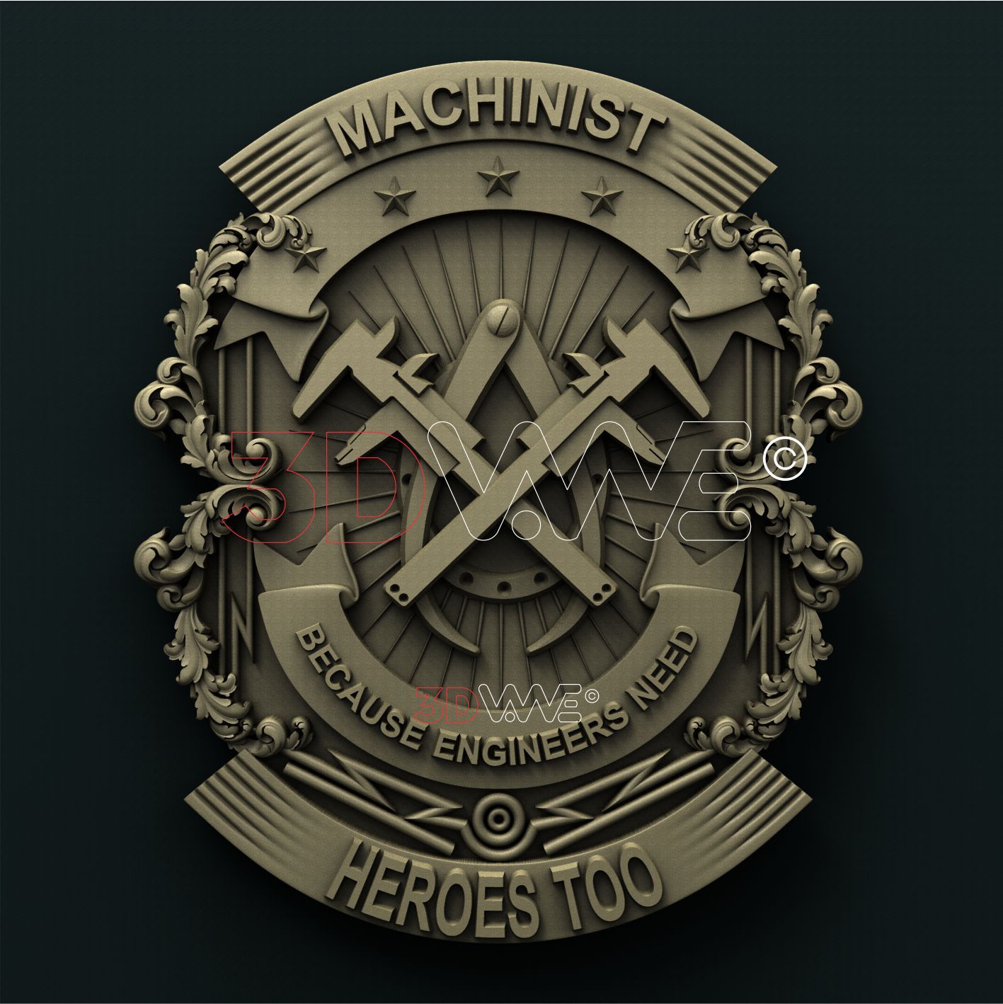 MACHINIST 3D STL 3DWave