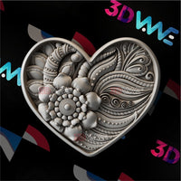 Thumbnail for MANDALA HEARTH 3d stl 3DWave.us