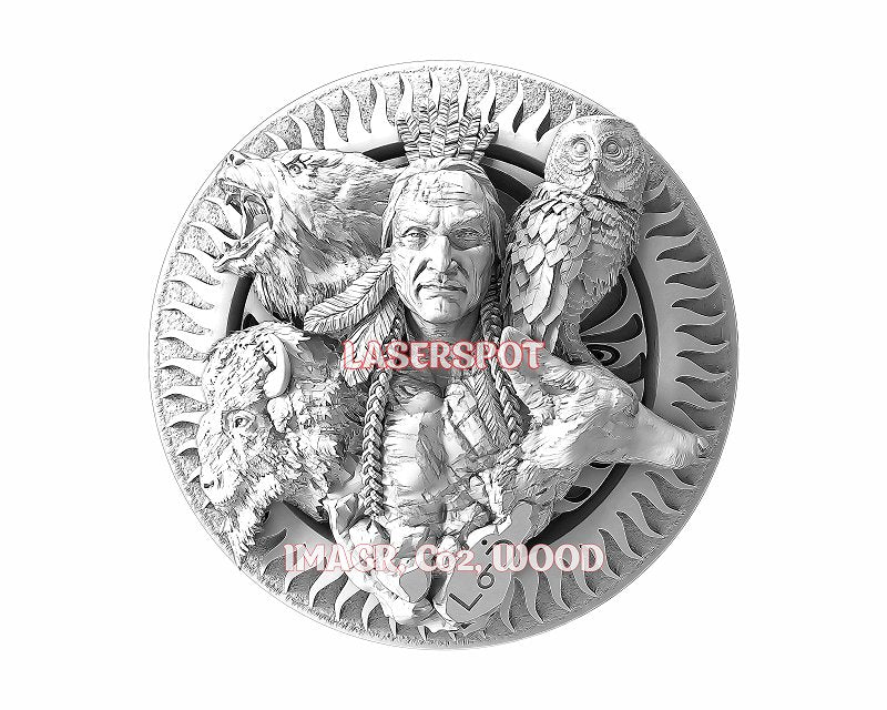 Manitou 3d illusion & laser-ready files - 3DWave.us