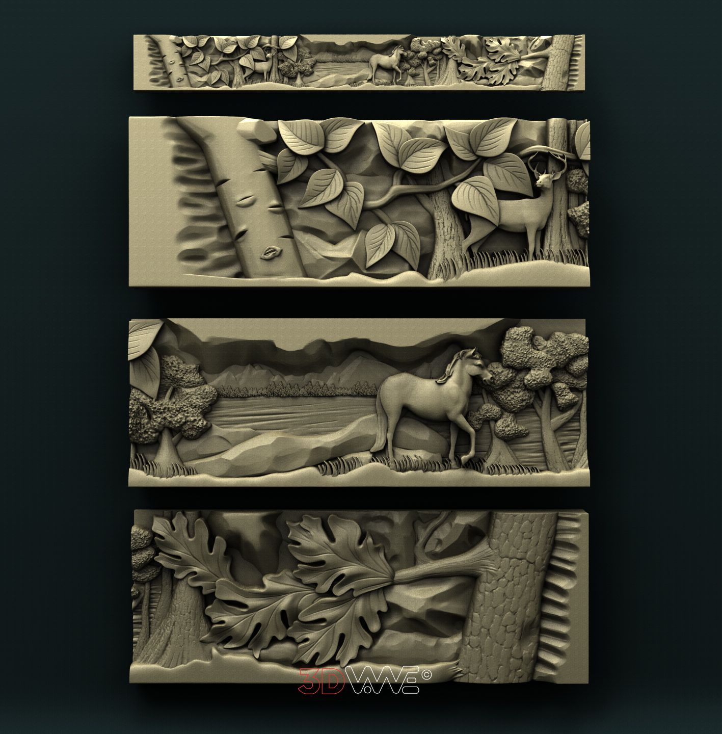 MANTEL 3D STL 3DWave