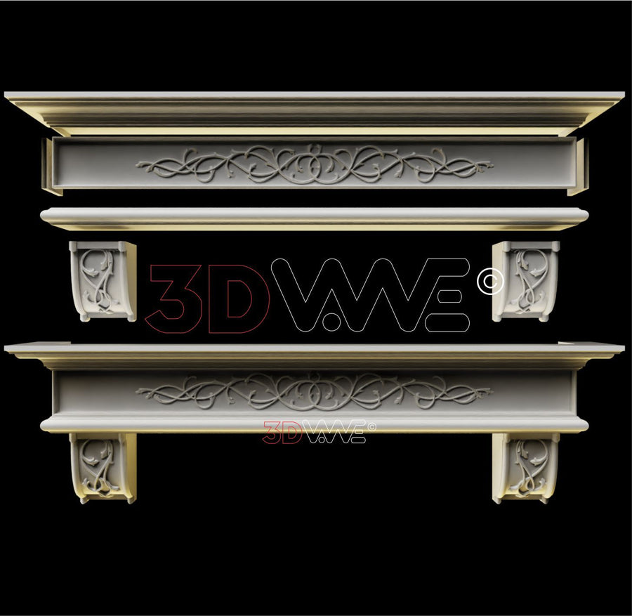 MANTEL 3D STL 3DWave