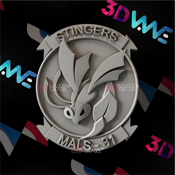 MARINE AVIATION LOGISTICS SQUADRON 31 3d stl 3DWave.us