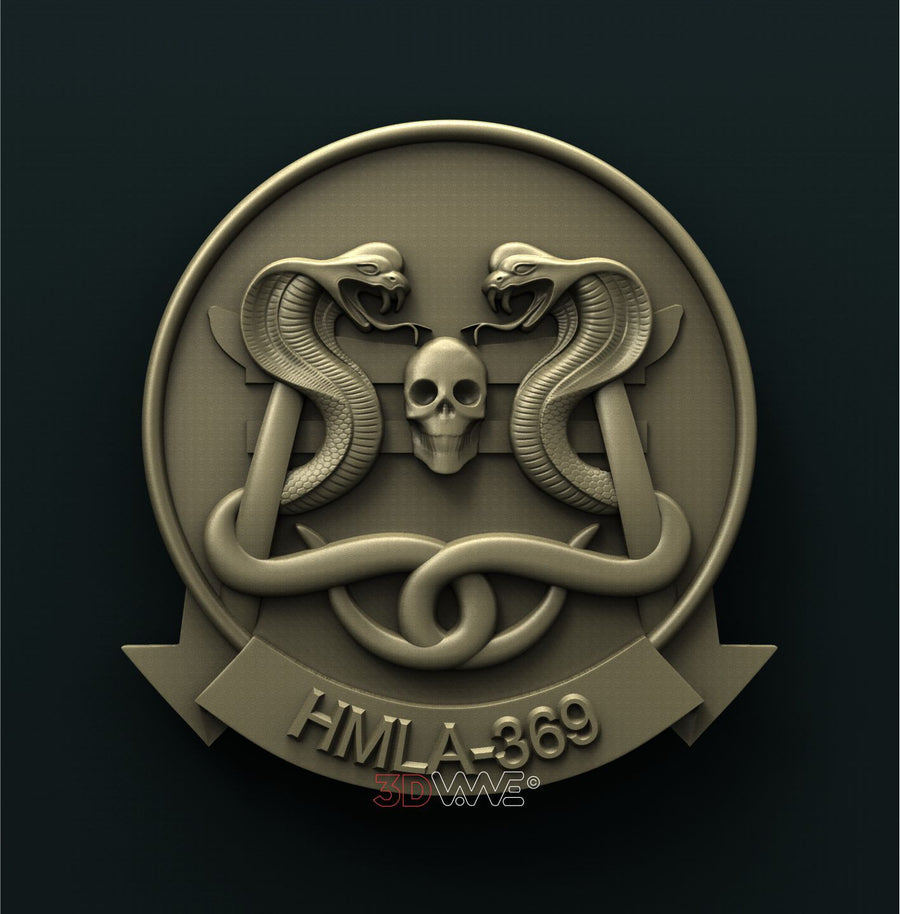 MARINE LIGHT ATTACK HELICOPTER SQUADRON 369 3D STL 3DWave