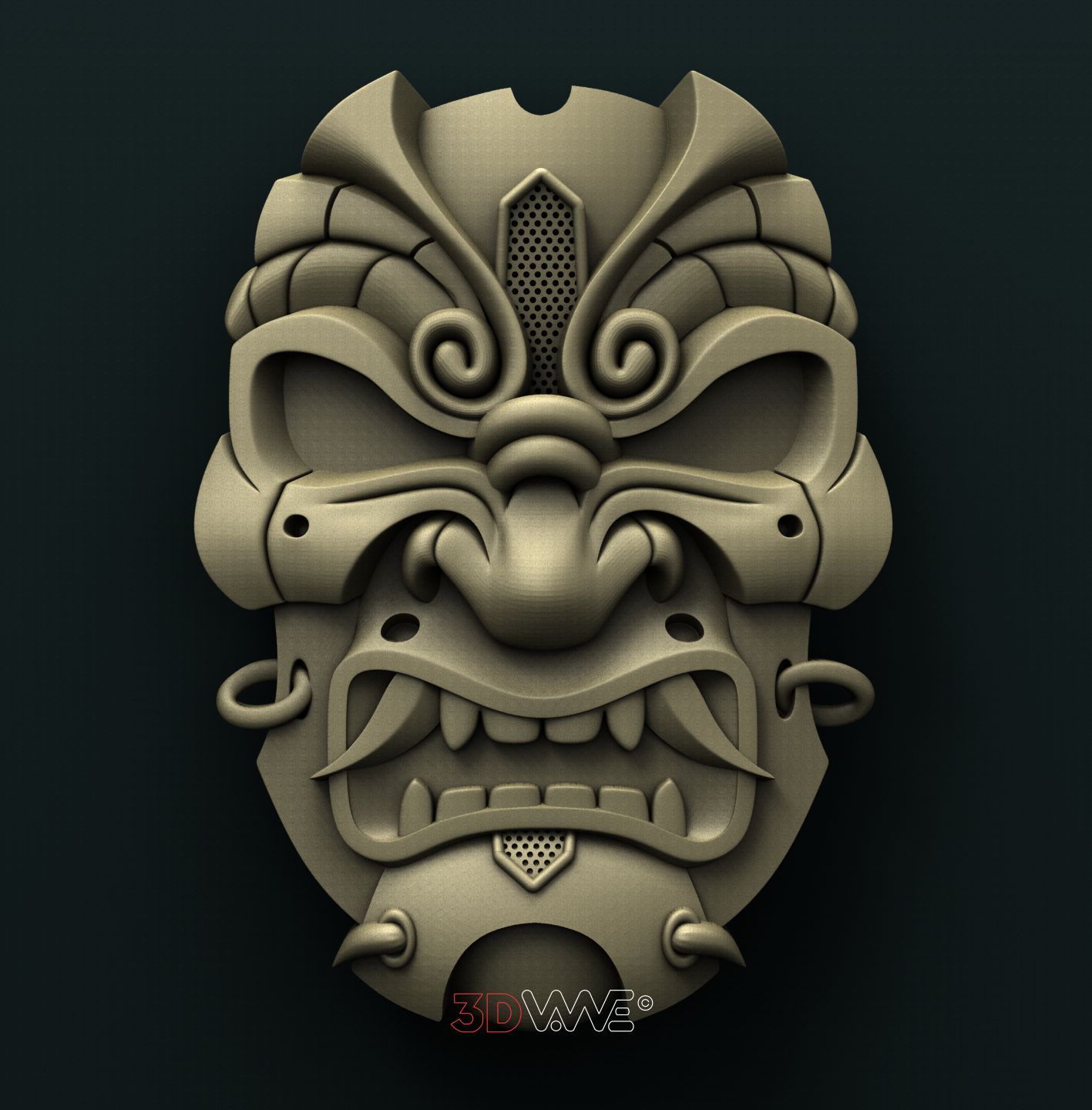 MASK 3D STL 3DWave