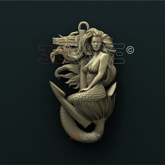 MERMAID 3D STL 3DWave