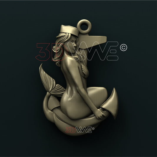 MERMAID 3D STL 3DWave