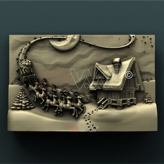 MERRY CHRISTMSS 3D STL 3DWave