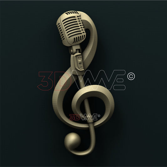 MICROPHONE 3D STL 3DWave