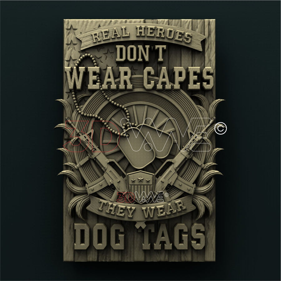 MILITARY SIGN 3D STL 3DWave