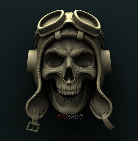 MILITARY SKULL 3D STL 3DWave