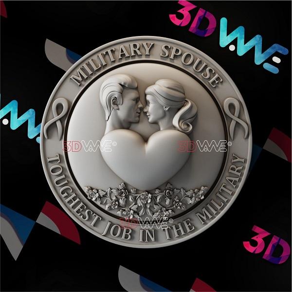MILITARY SPOUSE 3d stl 3DWave.us