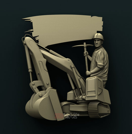 MINER 3D STL 3DWave