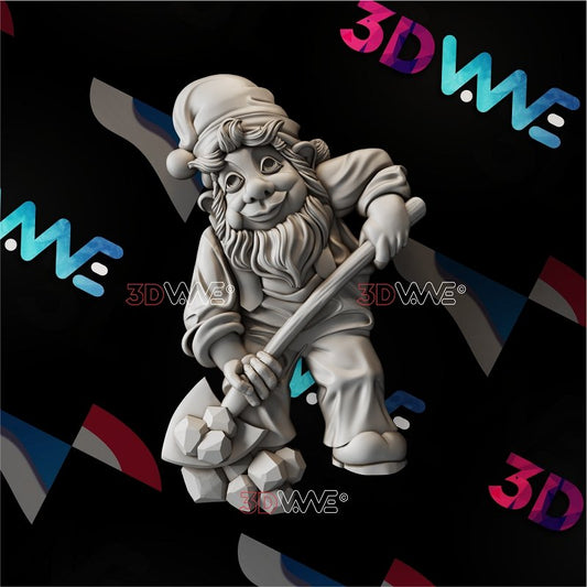 MINER GNOME 3d stl 3DWave.us
