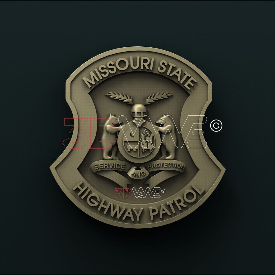 MISSOURI STATE HIGHWAY PATROL 3D STL 3DWave