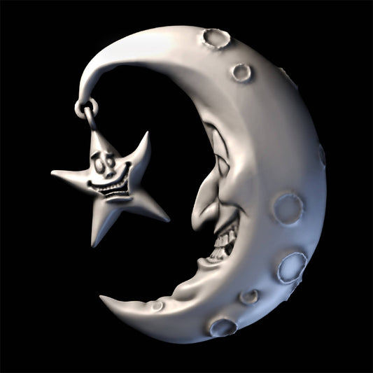 Moon 3d stl Robert