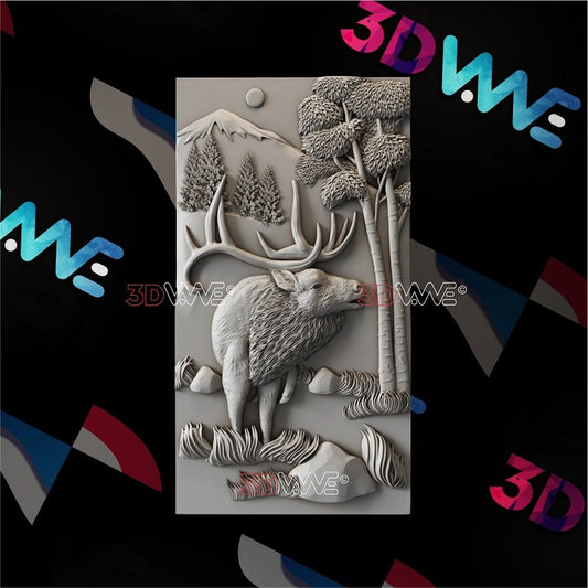 MOOSE DOOR PAD 3d stl 3DWave.us