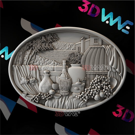 MORNING IN THE VINEYARD 3d stl 3DWave.us