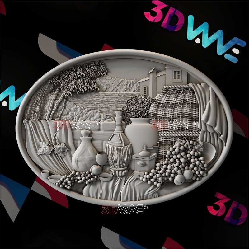 MORNING IN THE VINEYARD 3d stl 3DWave.us