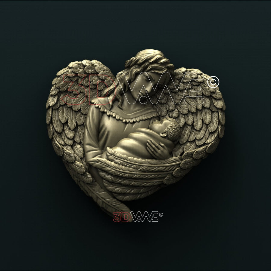 MOTHER ANGEL 3D STL 3DWave