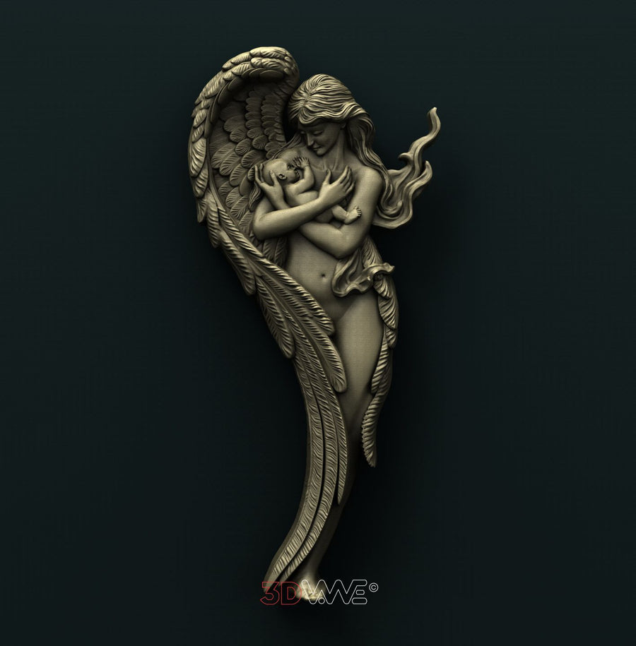 MOTHER ANGEL 3D STL 3DWave