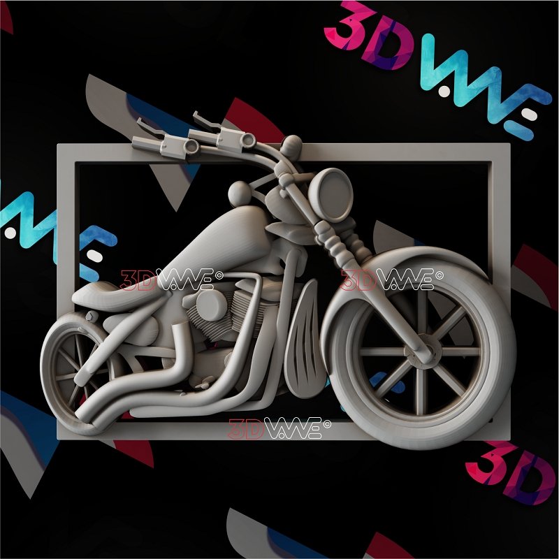 MOTORCYCLE 3d stl 3DWave.us