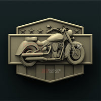 Thumbnail for MOTORCYCLE 3D STL 3DWave