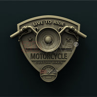 Thumbnail for MOTORCYCLE SIGN 3D STL 3DWave