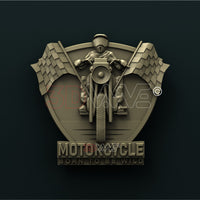 Thumbnail for MOTORCYCLE SIGN 3D STL 3DWave