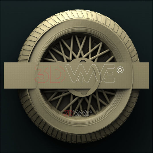 MOTORCYCLE WHEEL 3D STL 3DWave