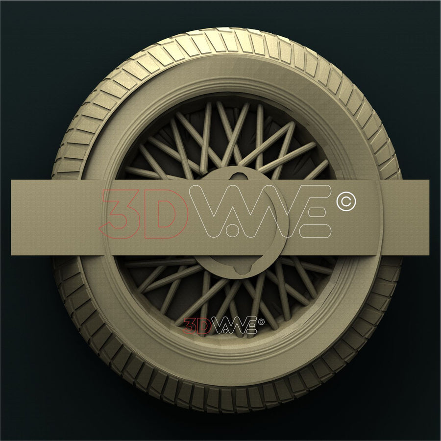 MOTORCYCLE WHEEL 3D STL 3DWave