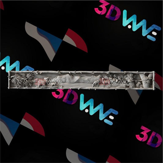 MOUNTAIN ANIMALS SCENE 3d stl 3DWave.us