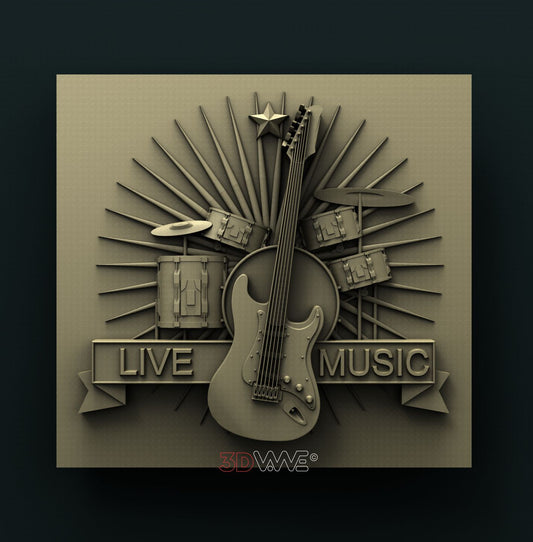 MUSIC SIGN 3D STL 3DWave