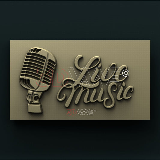 MUSIC SIGN 3D STL 3DWave