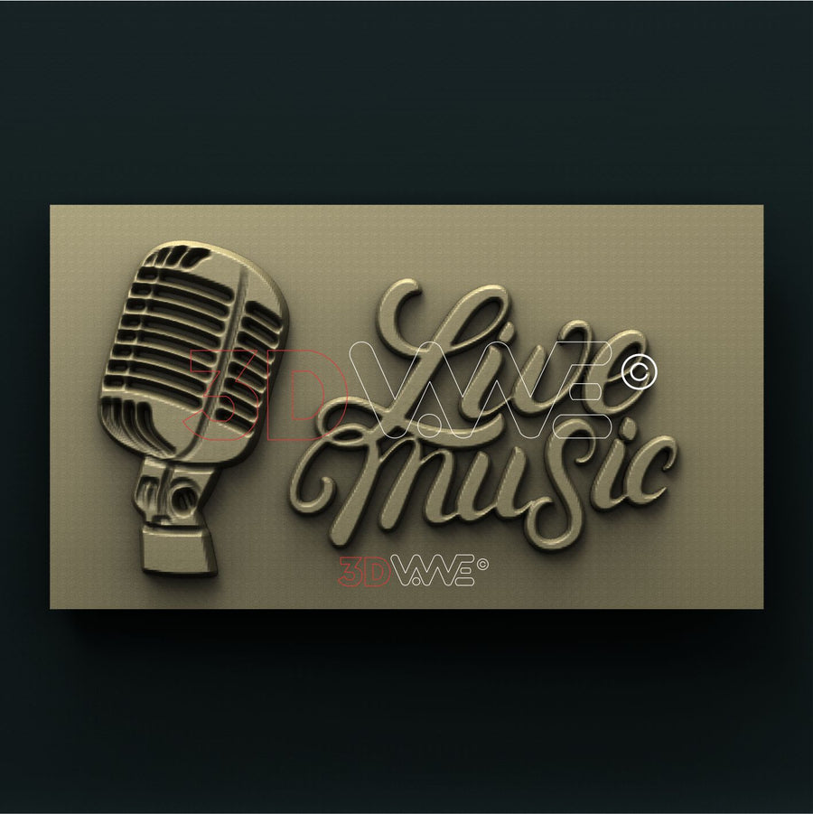 MUSIC SIGN 3D STL 3DWave