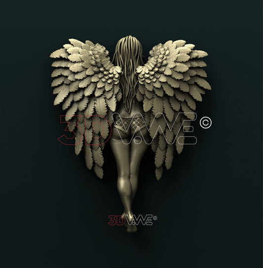 NAKED ANGEL 3D STL 3DWave