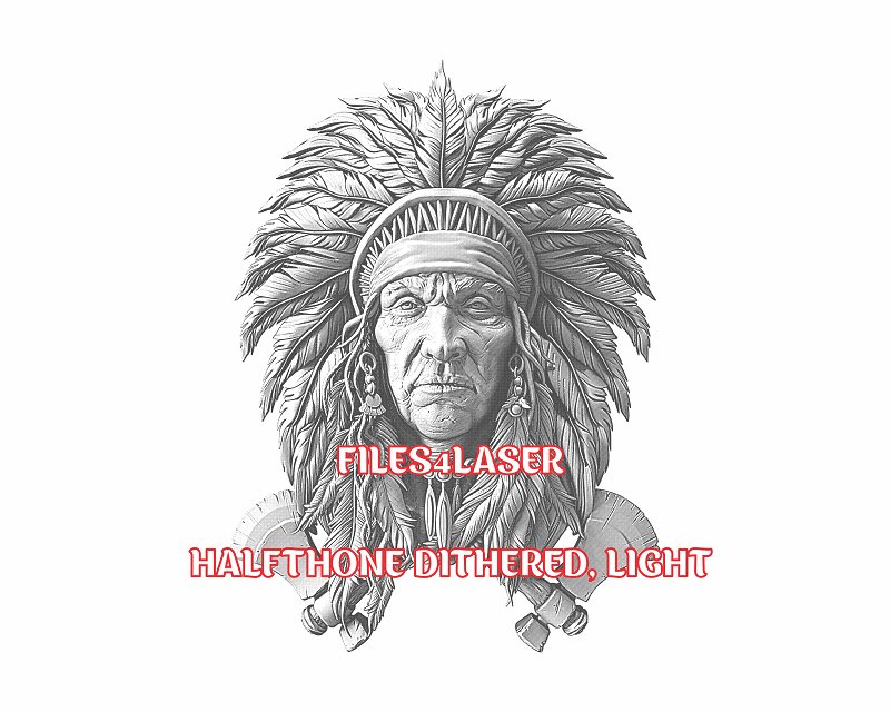 Native american 3d illusion & laser-ready files - 3DWave.us