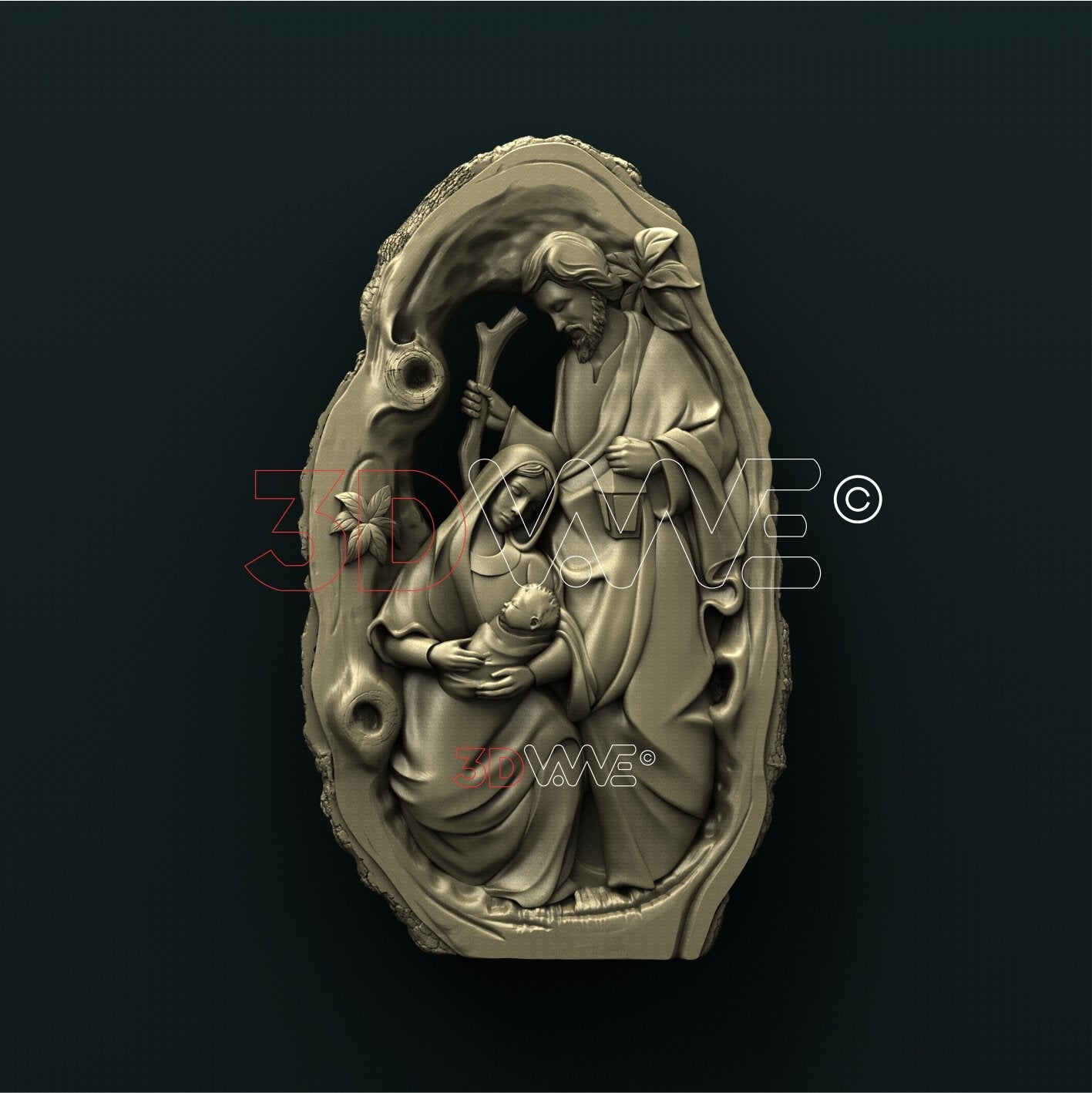 NATIVITY 3D STL 3DWave