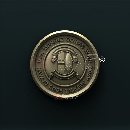 NAVAJO CODE TALKERS, USMC 3D STL 3DWave
