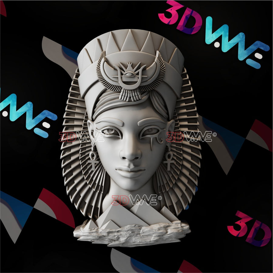 NEFERTITI 3d stl 3DWave.us