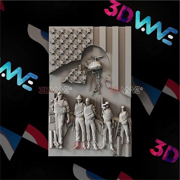 NEVER FORGET 3d stl 3DWave.us