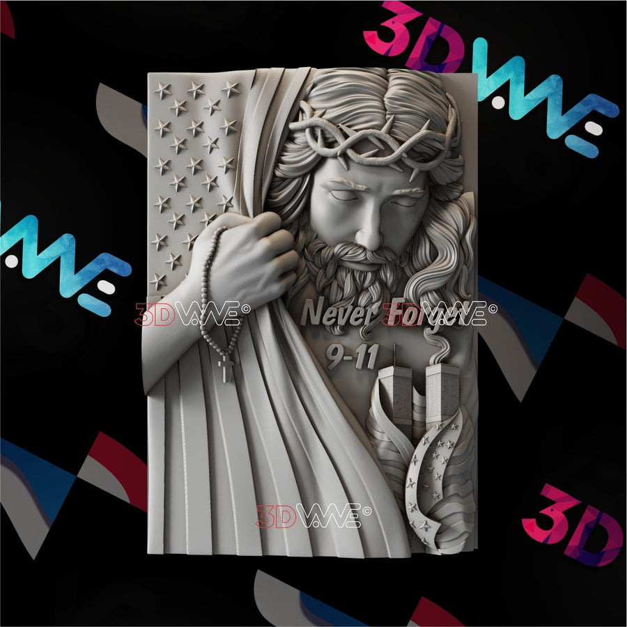 NEVER FORGET 3d stl 3DWave.us
