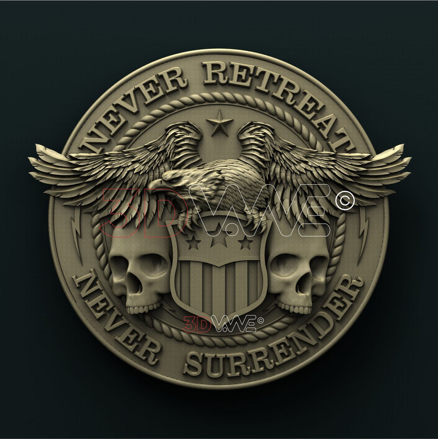 NEVER RETREAT 3D STL 3DWave