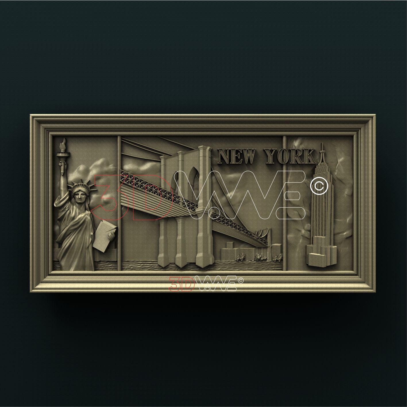NEW YORK CITY 3D STL 3DWave