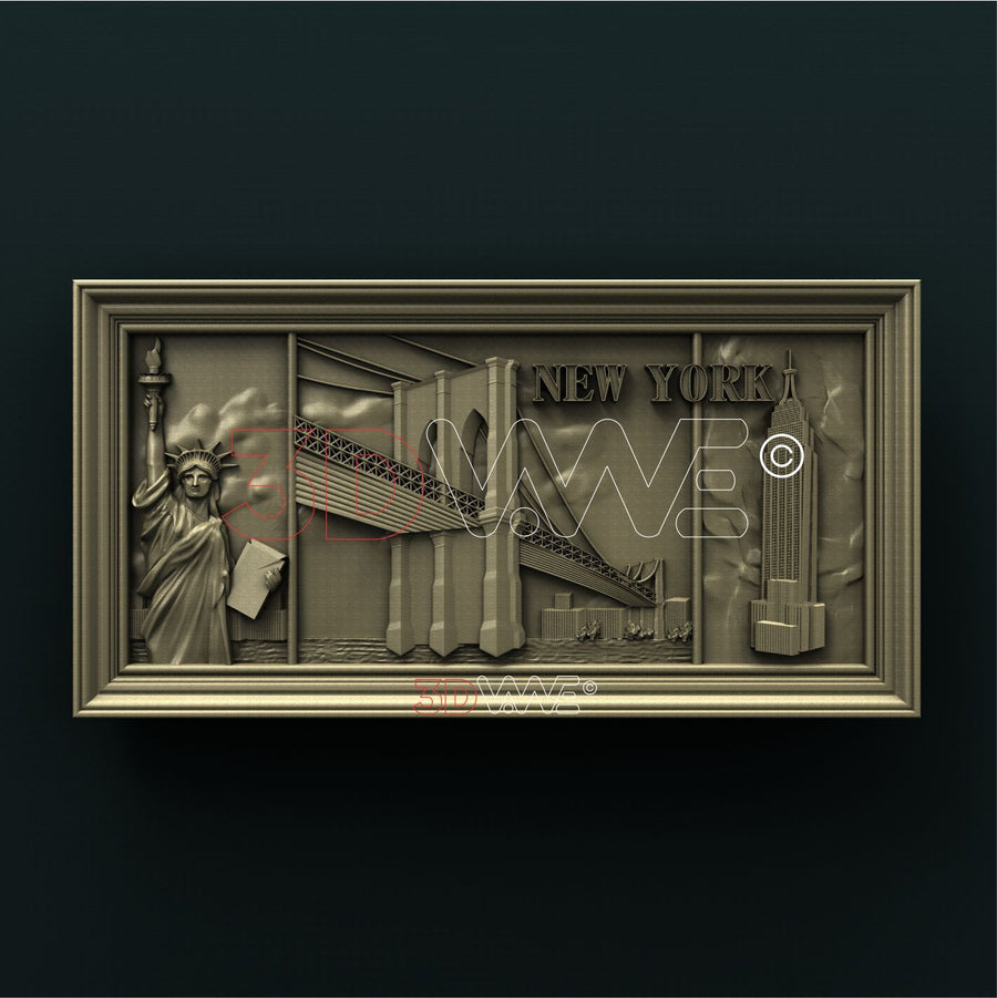 NEW YORK CITY 3D STL 3DWave