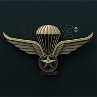 Thumbnail for NORVEGIAN ARMY TACTICAL JUMPING WINGS 3D STL 3DWave